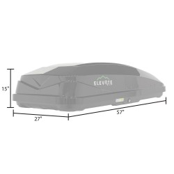 Boite cargo de toit Elevate Outdoor ** Barres et supports de toit, boites et paniers cargo** 675,00 $CA