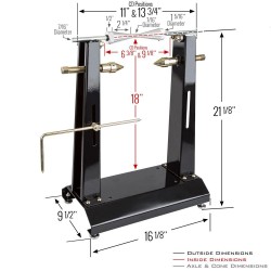 Motorcycle wheel balancer and truing stand Black Widow **Commercial** 225,00 $CA