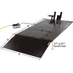 Extra-wide lift table Black Widow **Commercial** 2,00 $CA