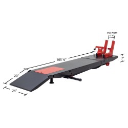 Pneumatic motorcycle lift table Black Widow **Commercial** 2,00 $CA