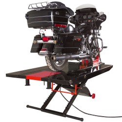 Extra-wide pneumatic motorcycle lift table Black Widow **Commercial** 3,00 $CA