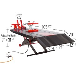 Table élévatrice pneumatique extra-large pour moto Black Widow **Commercial** 3,00 $CA