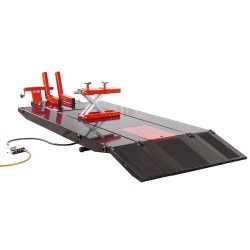Extra-wide pneumatic motorcycle lift table Black Widow **Commercial** 3,00 $CA